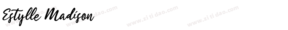 Estylle Madison字体转换